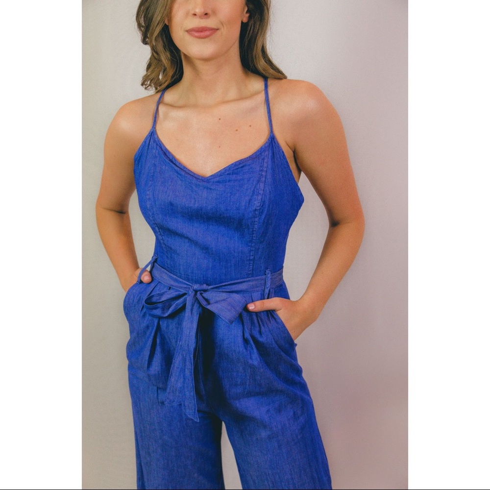 Luna denim jumpsuit